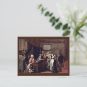 Denunation by Hogarth William (Beste kwaliteit) Briefkaart (Staand voorkant)