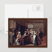 Denunation by Hogarth William (Beste kwaliteit) Briefkaart (Voorkant / Achterkant)