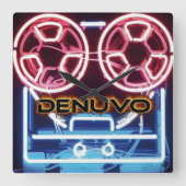 Denuvo Wall Clock Vierkante Klok (Voorkant)
