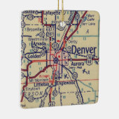 Denver 1948  kaart keramisch ornament (Rechts)