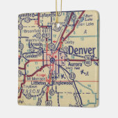Denver 1948  kaart keramisch ornament (Links)