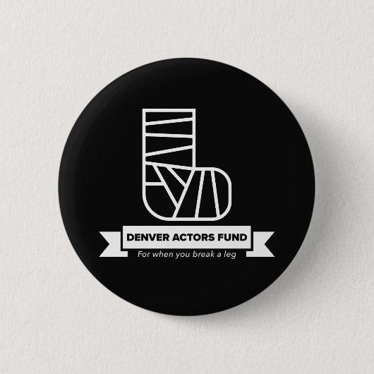 Denver Actors Fund Geschenken Ronde Button 5,7 Cm (Voorkant)