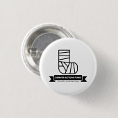 Denver Actors Fund Knop (Klein) Ronde Button 3,2 Cm (Voorkant /achterkant)