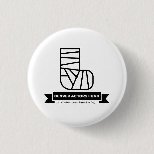 Denver Actors Fund Knop (Klein) Ronde Button 3,2 Cm