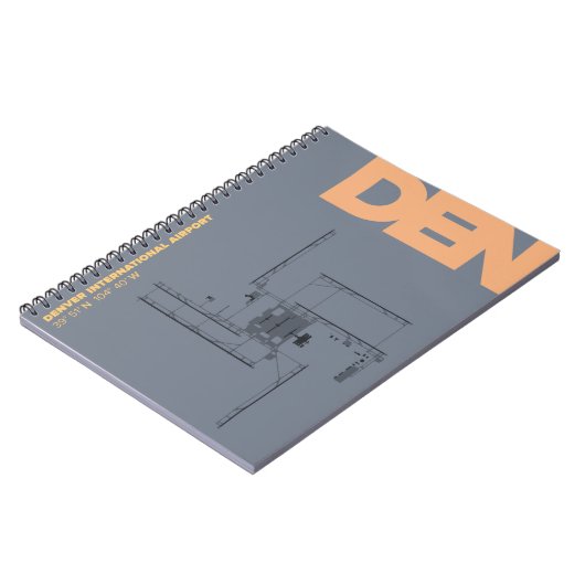 Denver Airport (DEN) Diagram notebook Notitieboek (Linkerzijde)