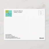 Denver Art Museum , nieuw en oud Briefkaart (Achterkant)