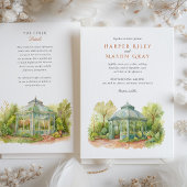 DENVER Botanic Gardens Woodland Mozaïek Huwelijk Kaart