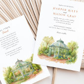 DENVER Botanic Gardens Woodland Mozaïek Huwelijk Kaart