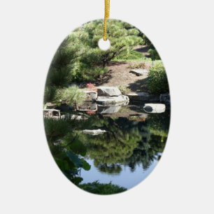 Denver Botanische Japanse Tuin Reflecties Keramisch Ornament