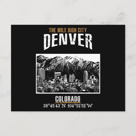 Denver Briefkaart (Voorkant)