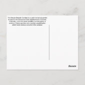 Denver briefkaart (Achterkant)