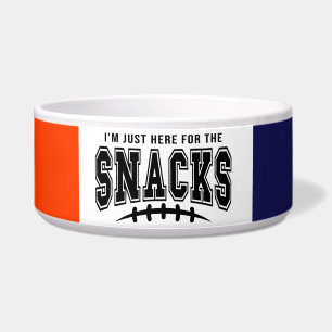 Denver Broncos Football hier voor de snacks huisdi Voerbakje
