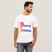 Denver Broncos  T-shirt (Voorkant volledig)