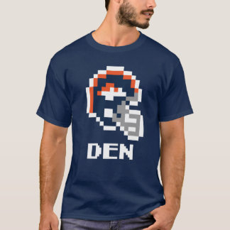 Denver Broncos (Tecmo Super Bowl Football Helmet) T-shirt