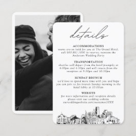 Denver Bruiloft Details Behuizing Kaart