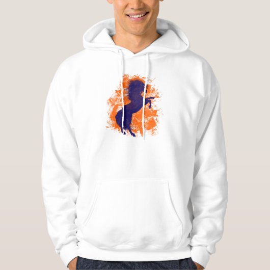 Denver Bucking Broncos Horse Hoodie (Voorkant)