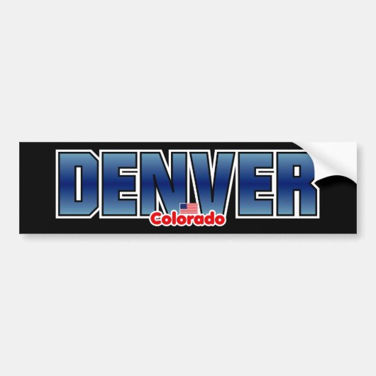 Denver Bumper Bumpersticker (Voorkant)