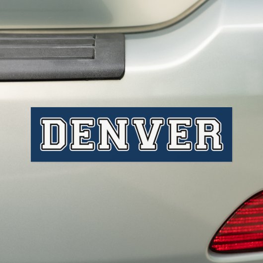 Denver Bumpersticker (Op auto)