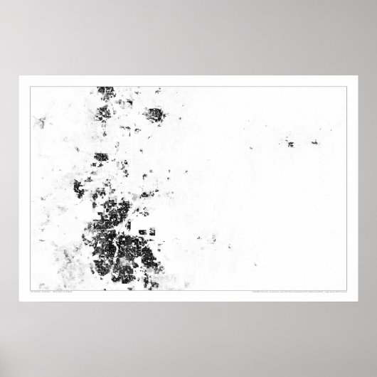 Denver Census Dotmap Poster (Voorkant)