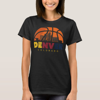 Denver City Colorado Retro Style  jaren 70 80 T-shirt