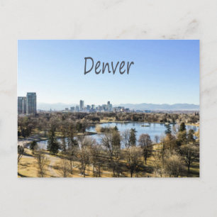 Denver City en Mountains Colorado Briefkaart