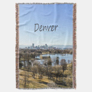 Denver City en Mountains Colorado Deken