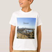 Denver City en Mountains Colorado T-shirt (Voorkant)