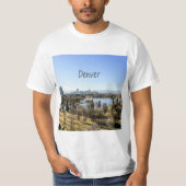Denver City en Mountains Colorado T-shirt (Voorkant)