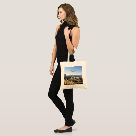 Denver City en Mountains Colorado Tote Bag (Voorkant (model))