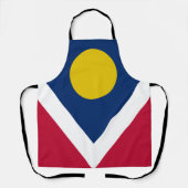 Denver City flag Apron Schort (Voorkant)