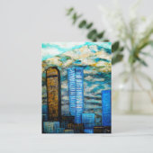 Denver Cityscape, Briefkaart schilderen (Staand voorkant)