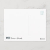 Denver Cityscape, Briefkaart schilderen (Achterkant)