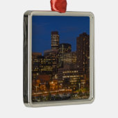 Denver Cityscape Metalen Ornament (Rechts)