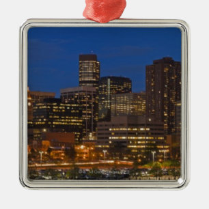 Denver Cityscape Metalen Ornament