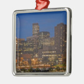 Denver Cityscape Metalen Ornament (Links)
