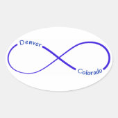 Denver CO infinity Sticker (Voorkant)