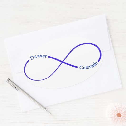 Denver CO infinity Sticker (Envelop)