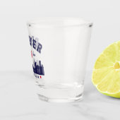 Denver CO Skyline Souvenir Design Shot Glas (Rechts)