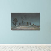 Denver, CO - Uitzicht van Buffalo Bill's Grave Canvas Afdruk (Insitu (Houten vloer))