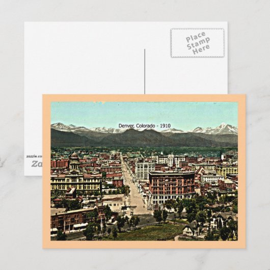 Denver, Colorado - 1910 Briefkaart (Voorkant / Achterkant)