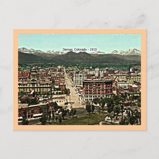 Denver, Colorado - 1910 Briefkaart (Voorkant)