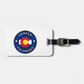 Denver Colorado Bagagelabel (Voorkant horizontaal)