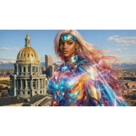 DENVER - COLORADO BEDRUKTE RUGZAK