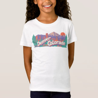 Denver Colorado Bergstad Grafisch T-shirt