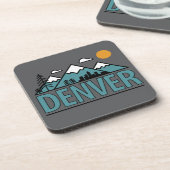 Denver Colorado Bier Onderzetter (Linkerzijde)