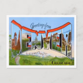 Denver, Colorado Big Letters Briefkaart (Voorkant)