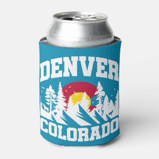 Denver, Colorado Blikjeskoeler (Blikje Voorkant)