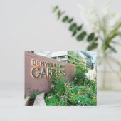 Denver Colorado Botanic Gardens Travel Briefkaart (Staand voorkant)