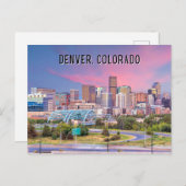Denver, Colorado Briefkaart (Voorkant / Achterkant)