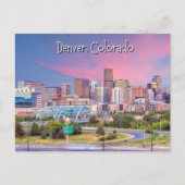 Denver Colorado Briefkaart (Voorkant)